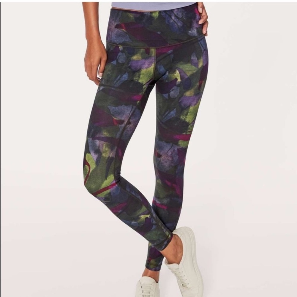 Lululemon Wunder Under Hi-Rise Tight Full-On Luxtreme 28" Aura Dark Chrome Multi